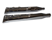 Angry 450 SERIES 4.0 x 4.5  Extreme Billet Slash Harley-Davidson M8 Touring Mufflers (2017-2021+)