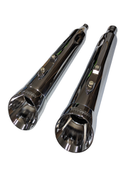 Angry 450 SERIES 4.0 x 4.5  Extreme Billet Slash Harley-Davidson M8 Touring Mufflers (2017-2021+)