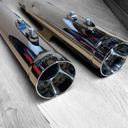 Angry 420 Forsch Performance M8 Harley-Davidson Touring Slip-on Mufflers (2017+)