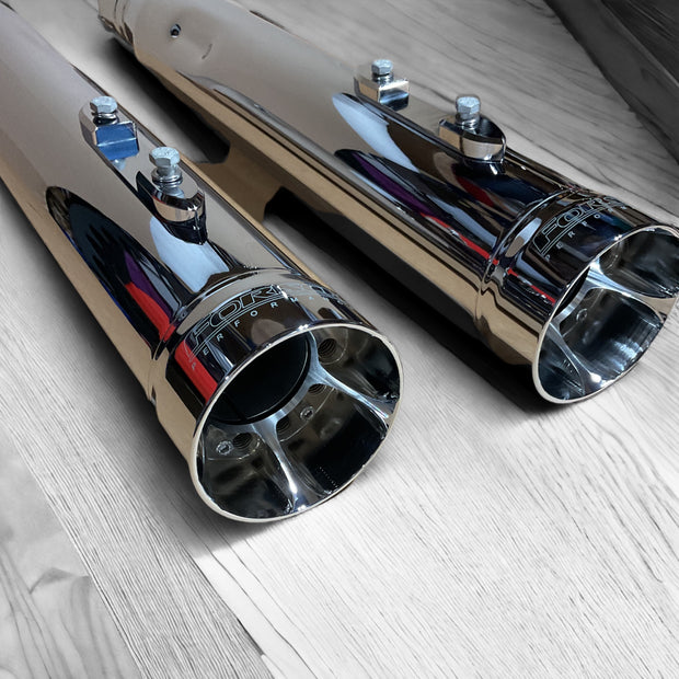 Angry 420 Forsch Performance M8 Harley-Davidson Touring Slip-on Mufflers (2017+)