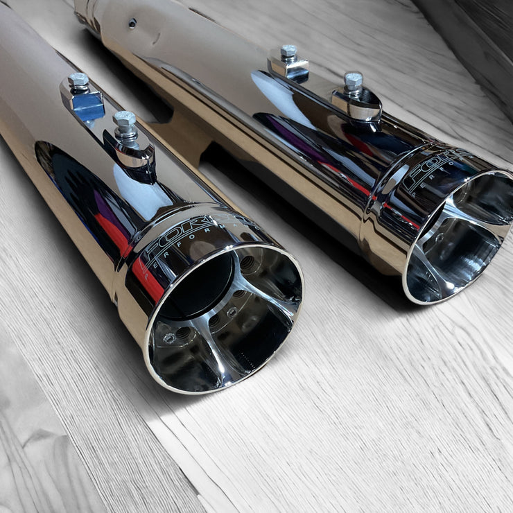 Angry 420 Forsch Performance M8 Harley-Davidson Touring Slip-on Mufflers (2017+)