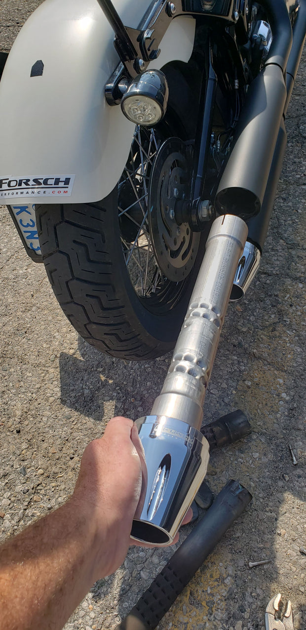 2018-2025 Softail Mufflers (Fat Boy, Breakout, Slim, Lowrider (to 24') , Softail Standard,  Street Bob