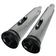 4.0"x 4.5" Flare end caps (Twin Cam) Harley-Davidson Touring Mufflers (1996-2016)