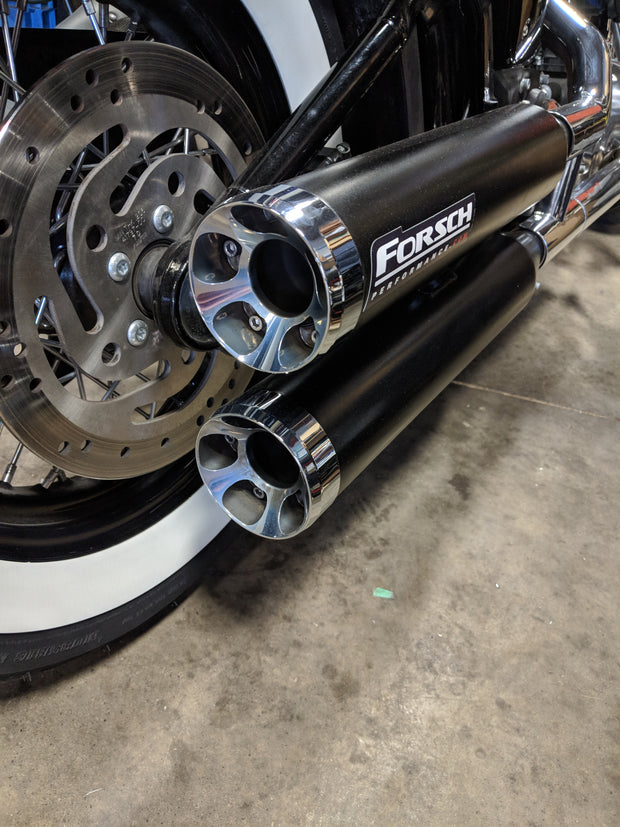 2018-2025 Softail Mufflers (Fat Boy, Breakout, Slim, Lowrider (to 24') , Softail Standard,  Street Bob