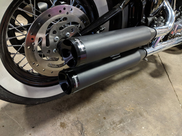 2018-2025 Softail Mufflers (Fat Boy, Breakout, Slim, Lowrider (to 24') , Softail Standard,  Street Bob