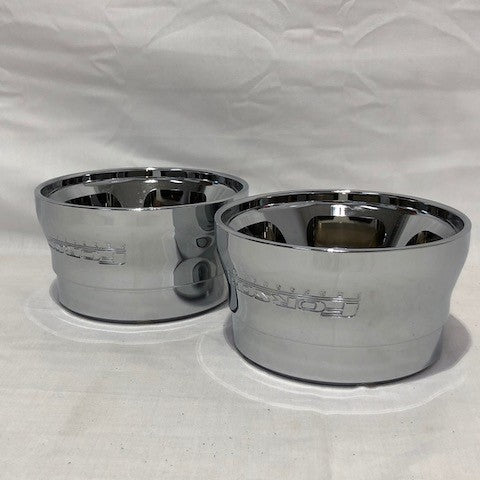 4.5" Highflow Billet Aluminum Endcaps (2pcs + hardware)