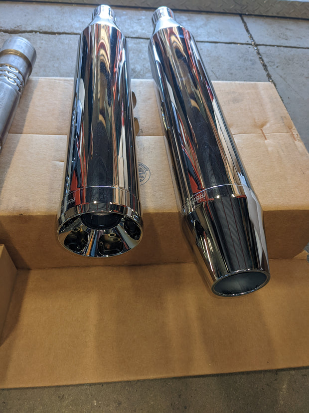 2018-2025 Softail Mufflers (Fat Boy, Breakout, Slim, Lowrider (to 24') , Softail Standard,  Street Bob