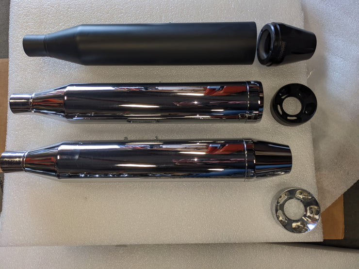2018-2025 Softail Mufflers (Fat Boy, Breakout, Slim, Lowrider (to 24') , Softail Standard,  Street Bob