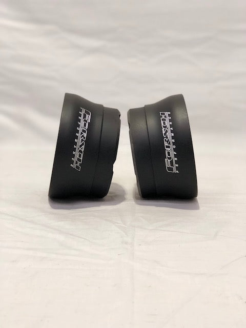 4.5" Highflow Billet Aluminum Endcaps (2pcs + hardware)