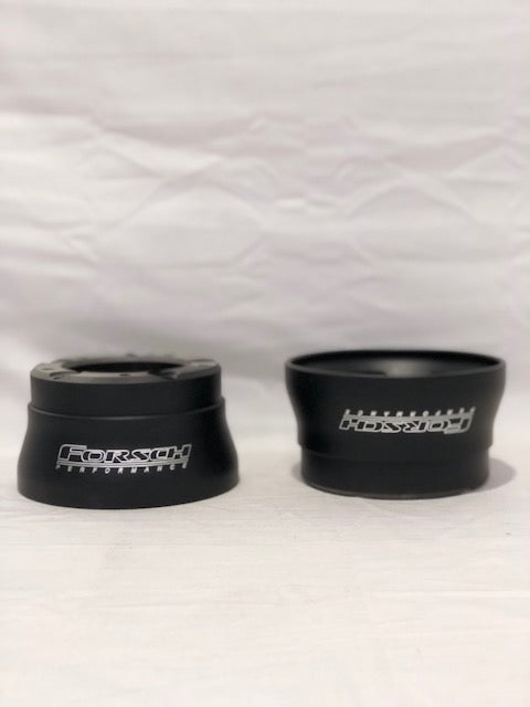 4.5" Highflow Billet Aluminum Endcaps (2pcs + hardware)