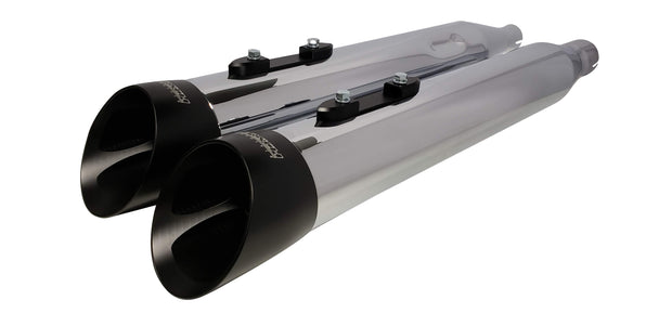 Angry 450 SERIES 4.0 x 4.5  Extreme Billet Slash Harley-Davidson M8 Touring Mufflers (2017-2021+)