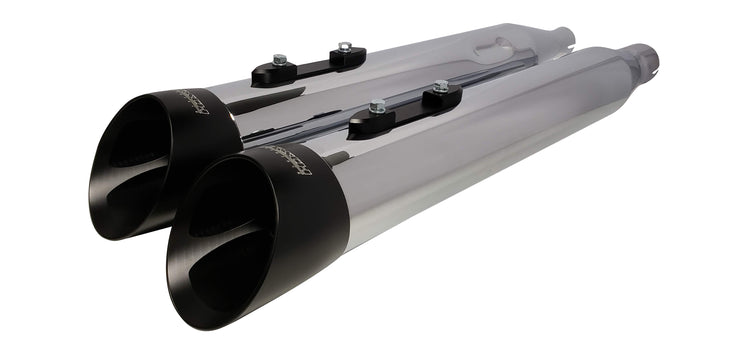 Angry 450 SERIES 4.0 x 4.5  Extreme Billet Slash Harley-Davidson M8 Touring Mufflers (2017-2021+)